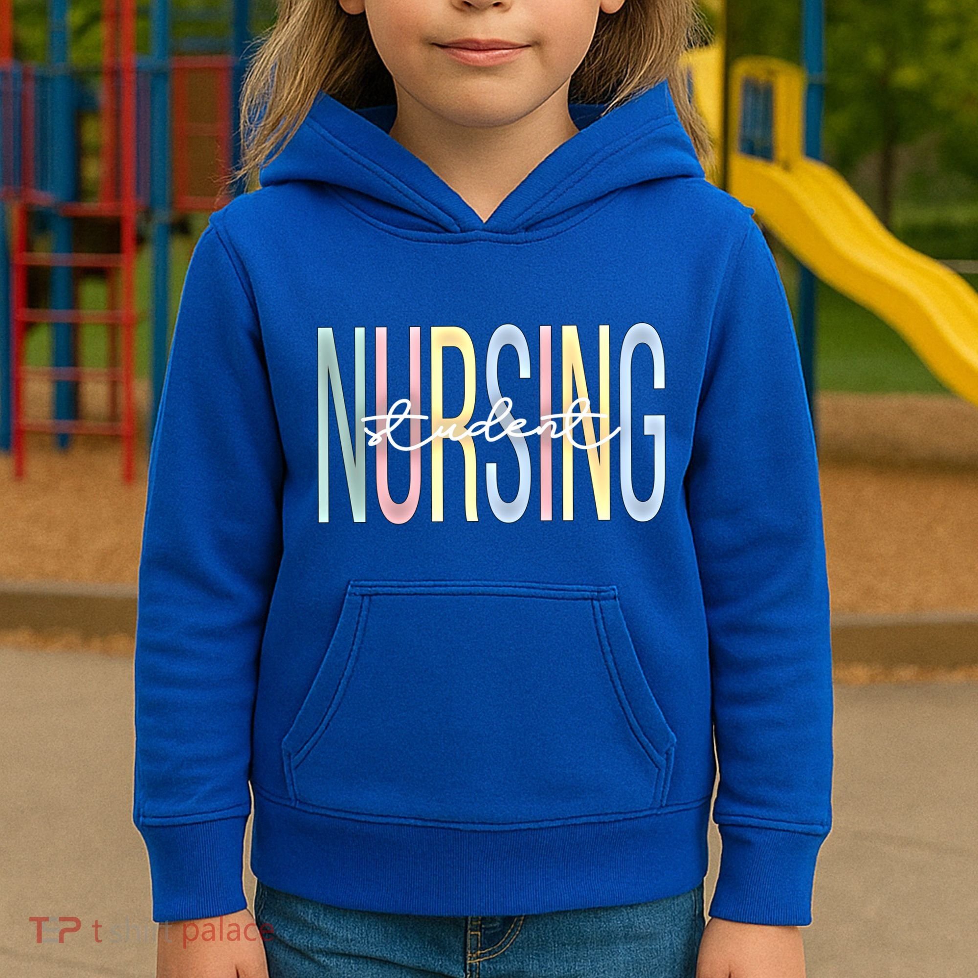 Nursing Assistant Boho Nurse Assistant Gift Kids Hoodie