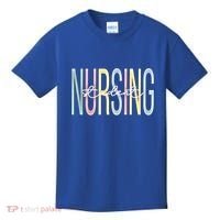 Nursing Assistant Boho Nurse Assistant Gift Kids T-Shirt thumb 0
