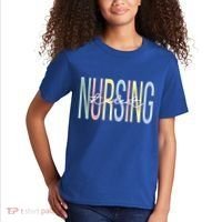 Nursing Assistant Boho Nurse Assistant Gift Kids T-Shirt thumb 2
