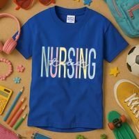 Nursing Assistant Boho Nurse Assistant Gift Kids T-Shirt thumb 3