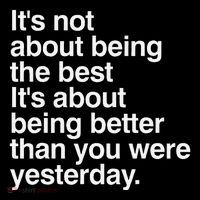 Not About Being The Best It’S Being Better Than Yesterday Coffee Mug thumb 5