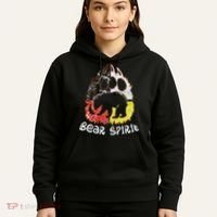 Native American Bear Spirit, Bear Paw Hoodie thumb 5