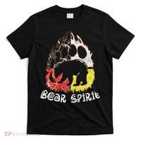 Native American Bear Spirit, Bear Paw T-Shirt thumb 0