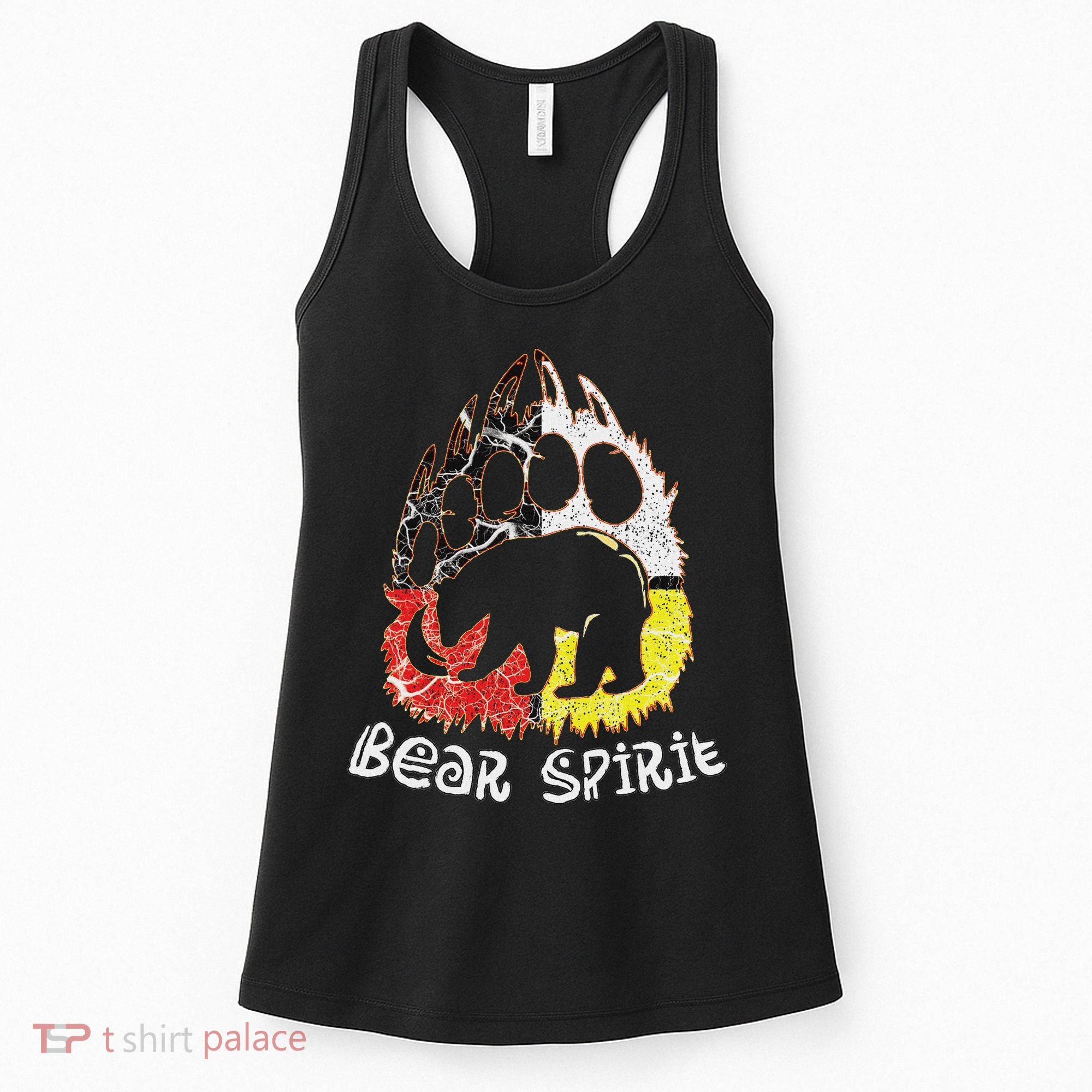 Native American Bear Spirit, Bear Paw Women's Tank Top