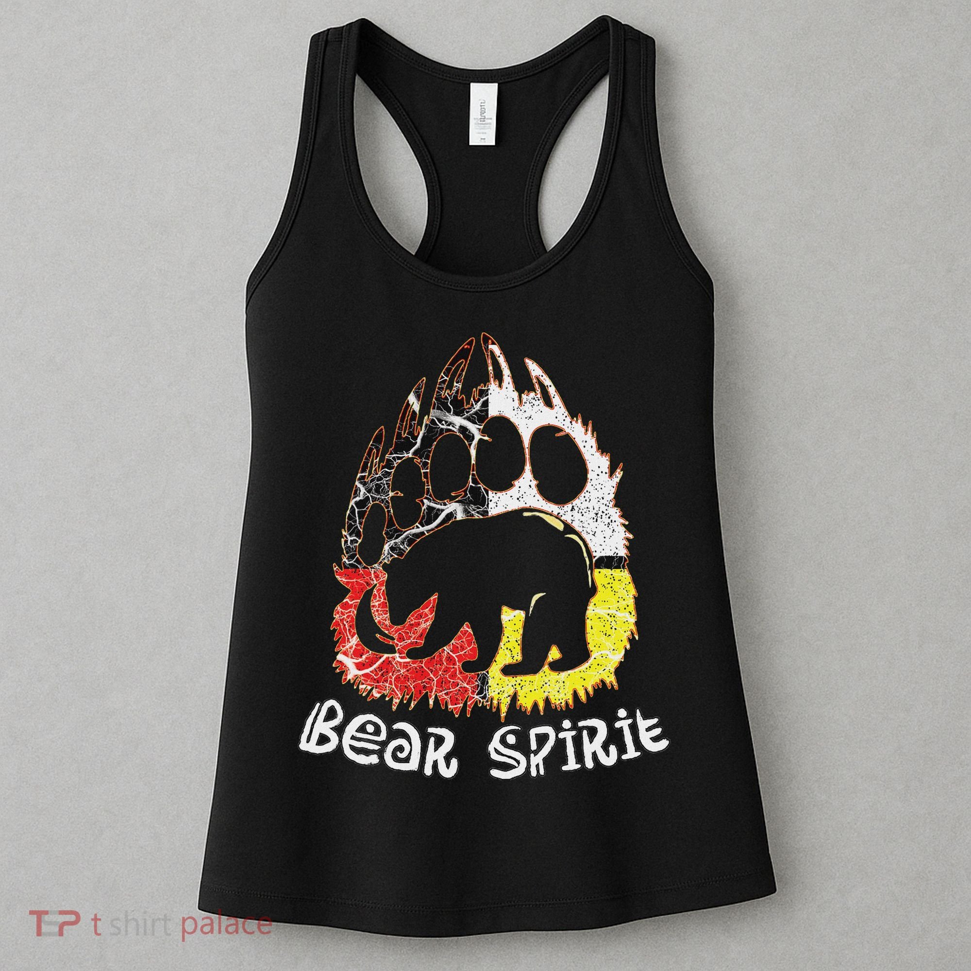 Native American Bear Spirit, Bear Paw Women's Tank Top