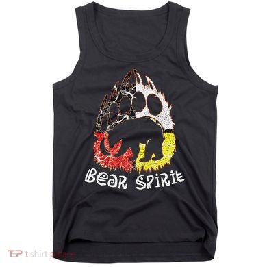 Native American Bear Spirit, Bear Paw Tank Top