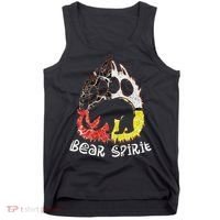 Native American Bear Spirit, Bear Paw Tank Top thumb 0