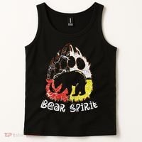 Native American Bear Spirit, Bear Paw Tank Top thumb 2