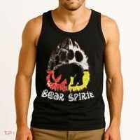 Native American Bear Spirit, Bear Paw Tank Top thumb 3