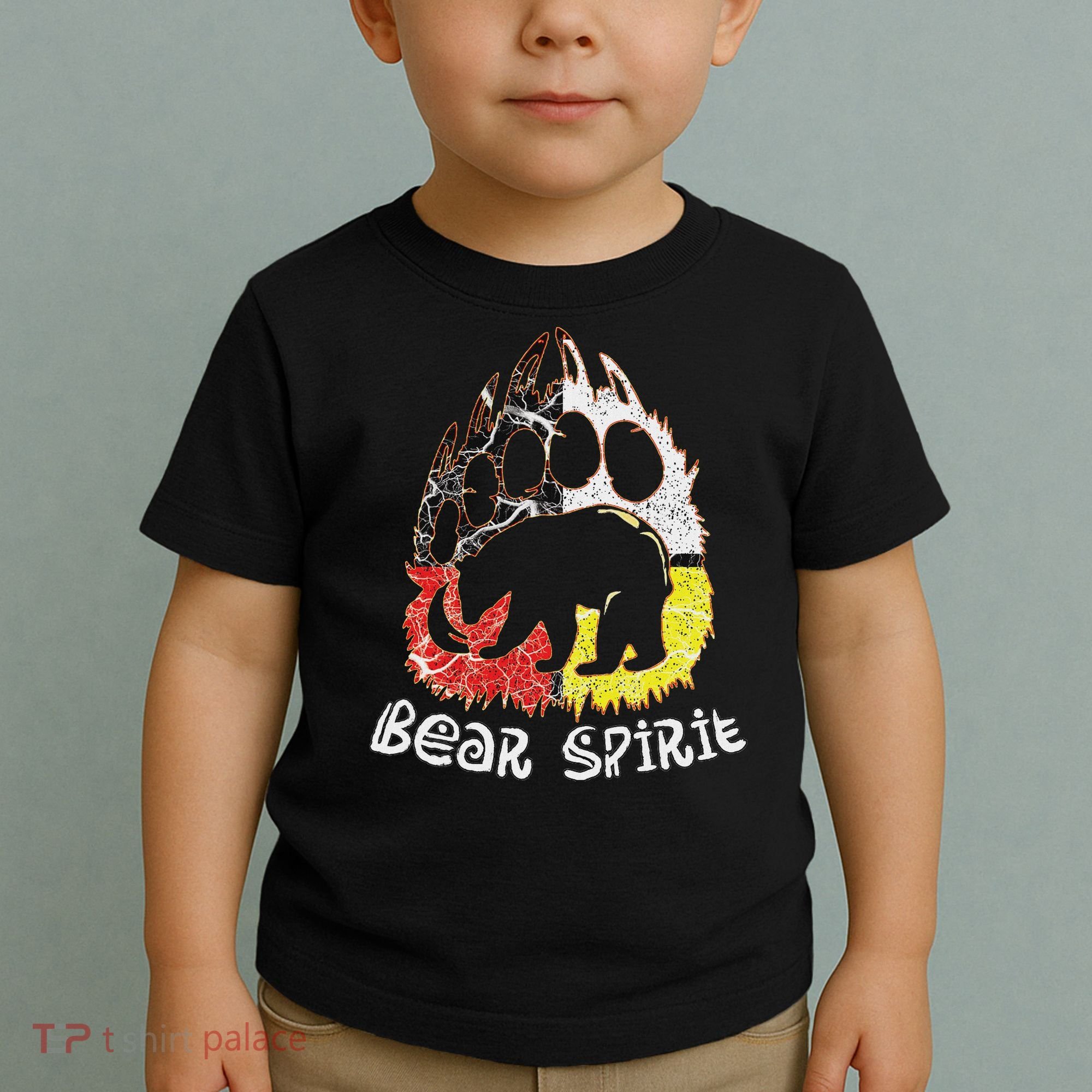 Native American Bear Spirit, Bear Paw Toddler T-Shirt