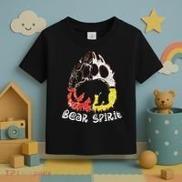 Native American Bear Spirit, Bear Paw Toddler T-Shirt thumb 3