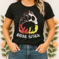 Native American Bear Spirit, Bear Paw Women's T-Shirt thumb 2