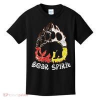Native American Bear Spirit, Bear Paw Kids T-Shirt thumb 0