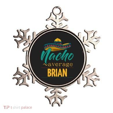 Nacho Average Brian Gift Funny Cinco De Mayo Sombrero Ornament