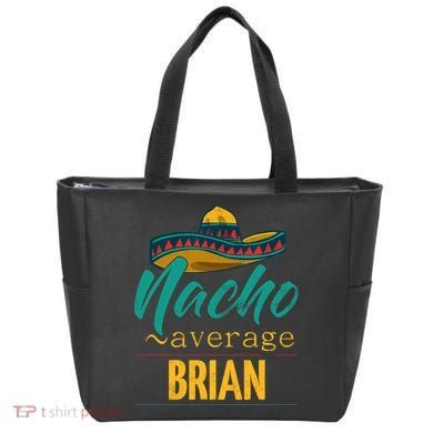 Nacho Average Brian Gift Funny Cinco De Mayo Sombrero Tote Bag