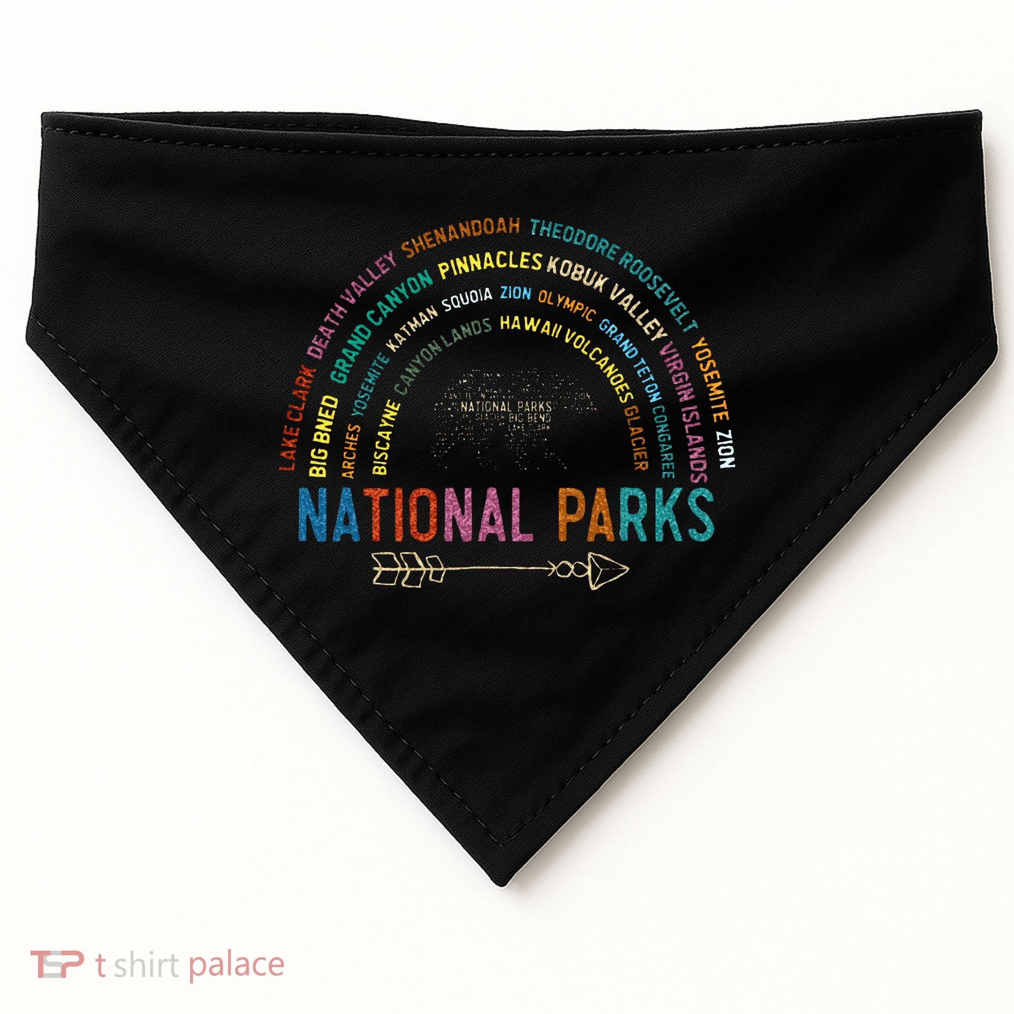 Native American Bear Spirit Bear Paw USA-Made Doggie Bandana