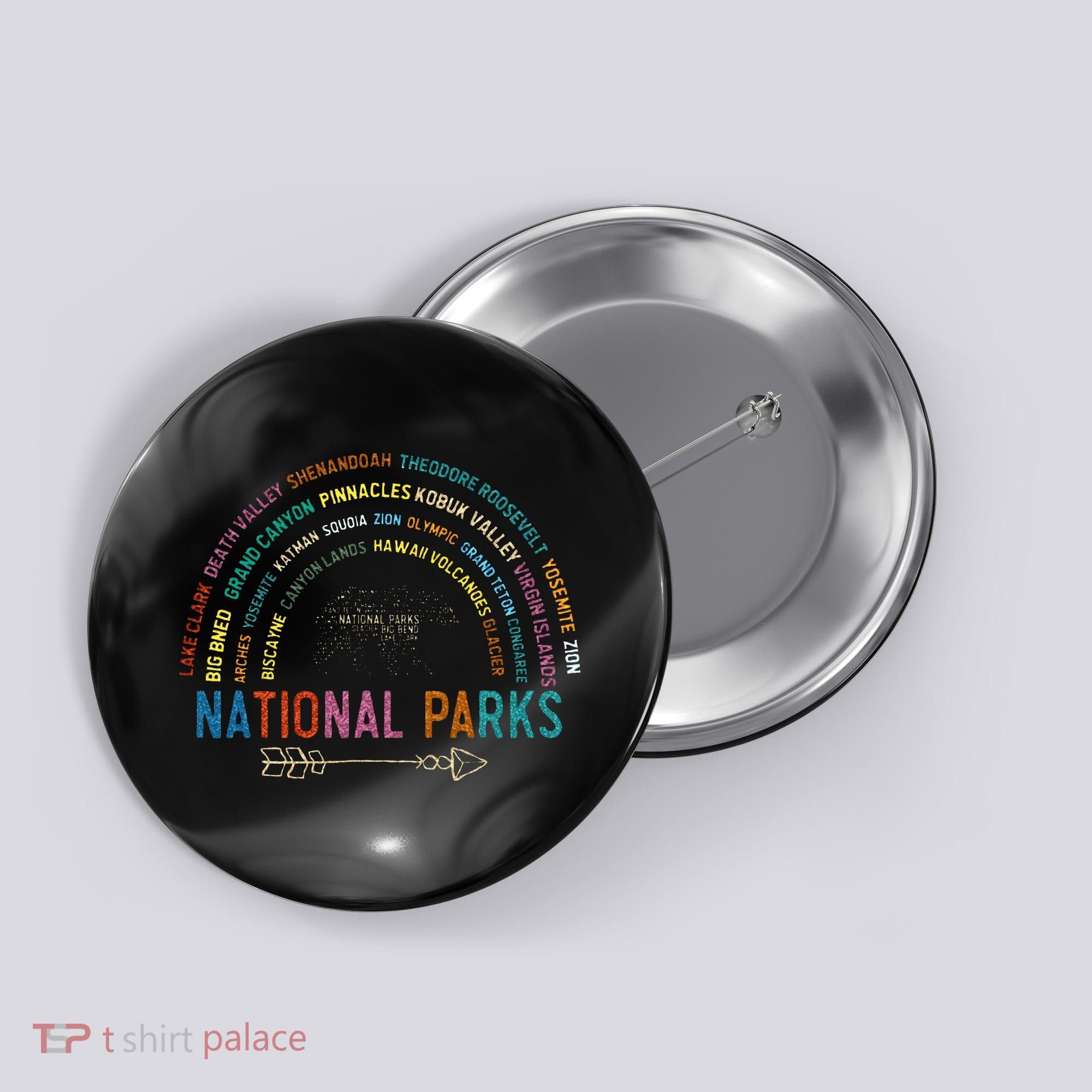 Native American Bear Spirit Bear Paw Button