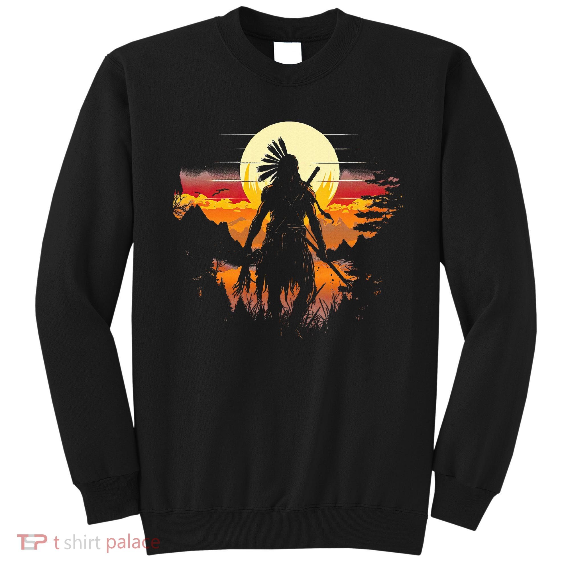 Native American Chief Tribes Culture Sacred Sioux Sweatshirt
