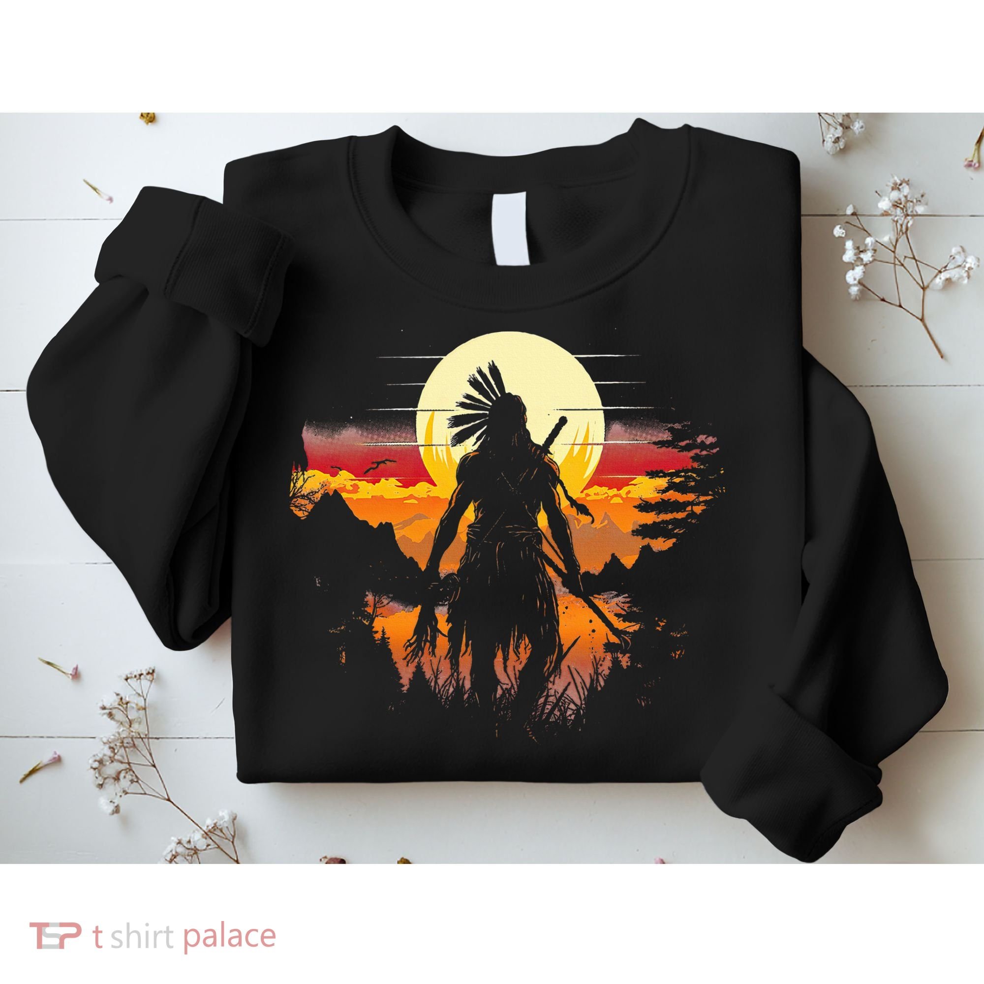 Native American Chief Tribes Culture Sacred Sioux Sweatshirt
