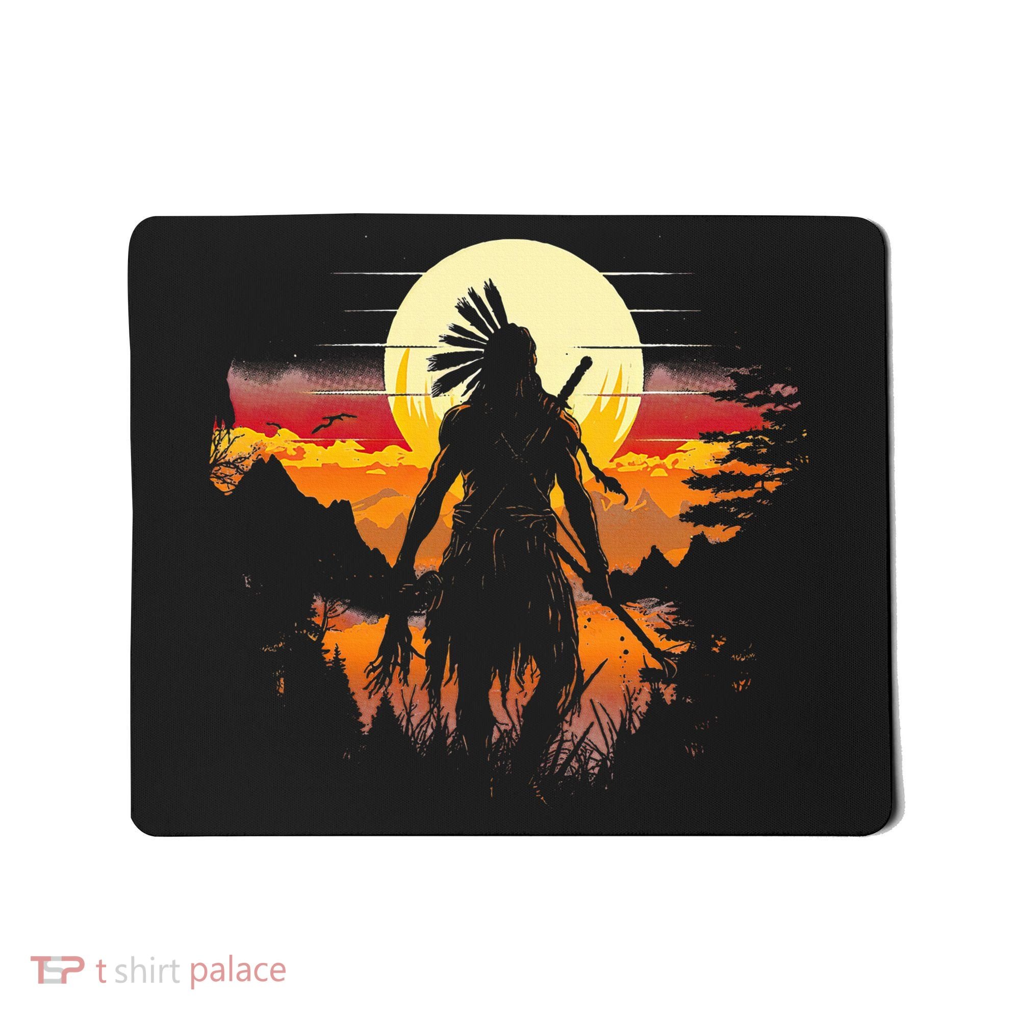 Native American Chief Tribes Culture Sacred Sioux Mousepad