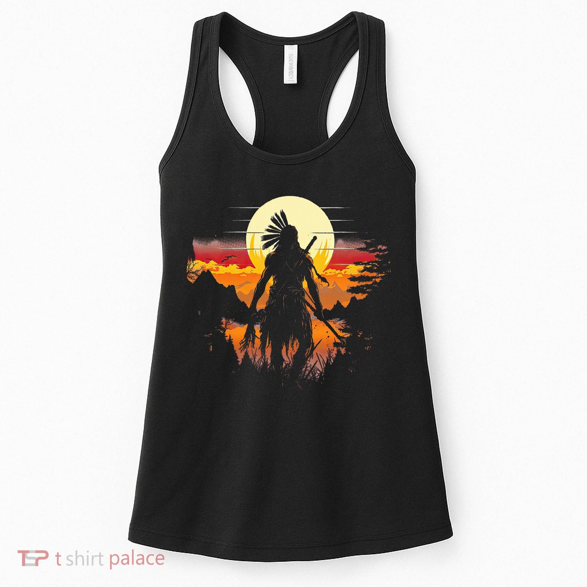 Native American Chief Tribes Culture Sacred Sioux Women's Tank Top