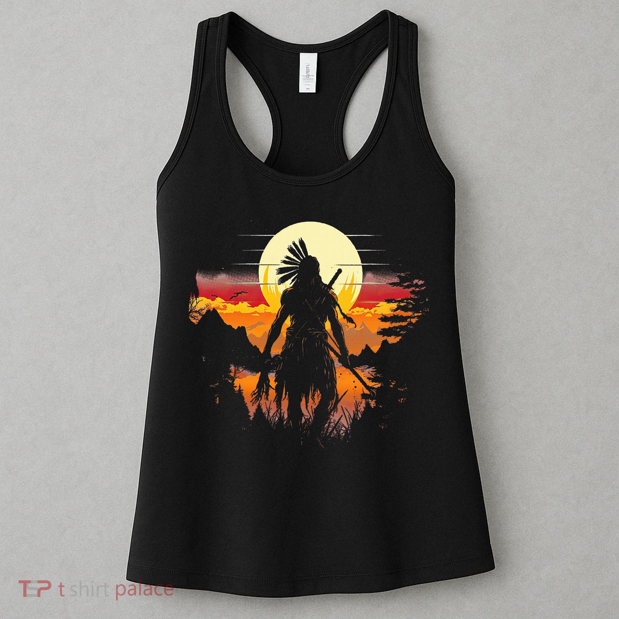 Native American Chief Tribes Culture Sacred Sioux Women's Tank Top