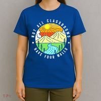 Not All Classroom Have Four Walls Vintage Homeschool Nature T-Shirt thumb 4