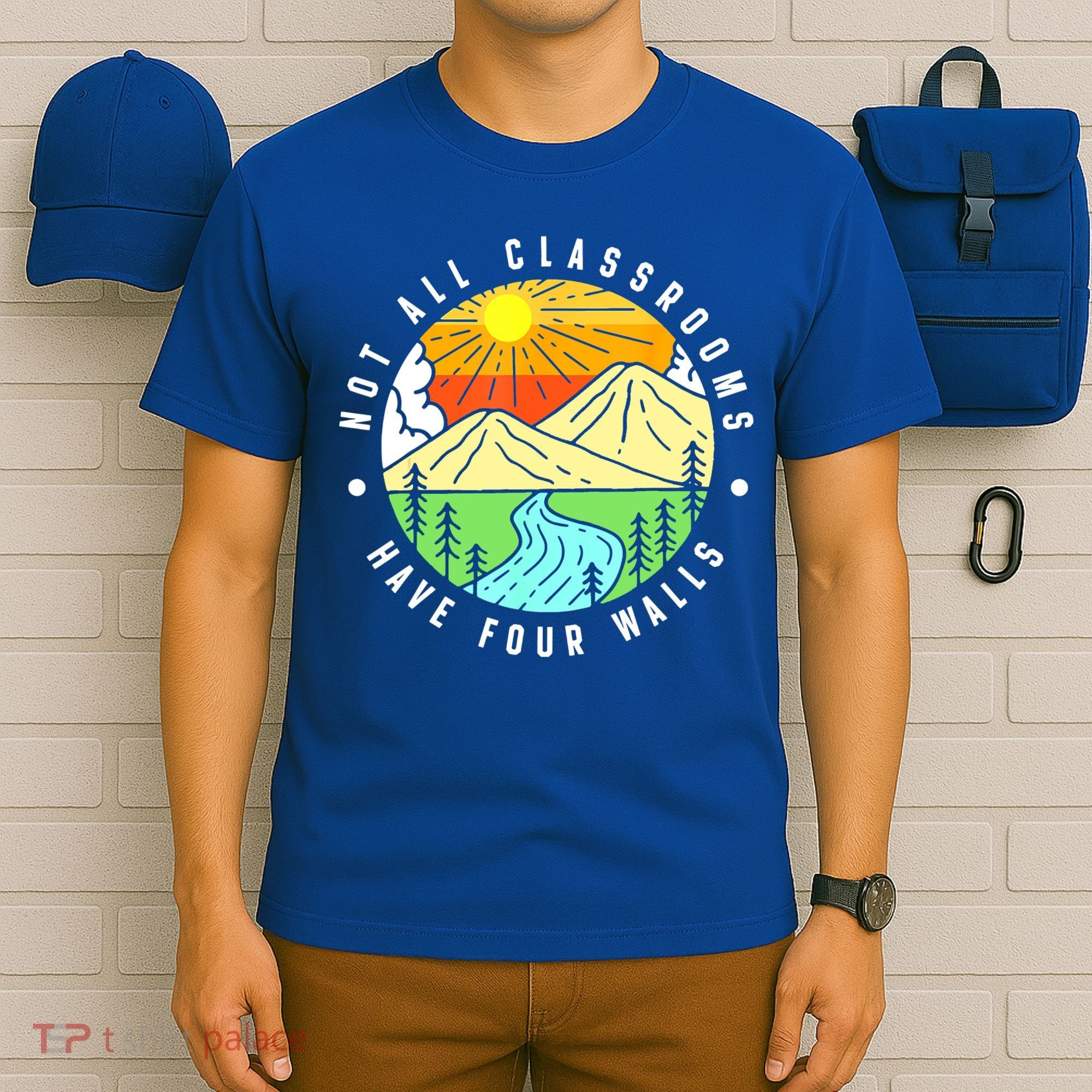 Not All Classroom Have Four Walls Vintage Homeschool Nature T-Shirt
