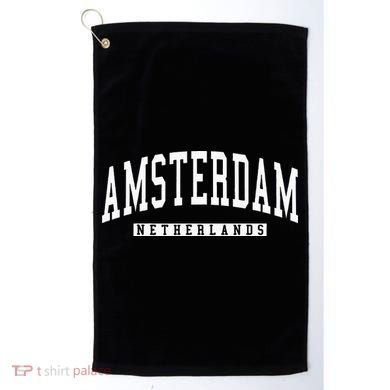 Netherlands Amsterdam City Golf Towel