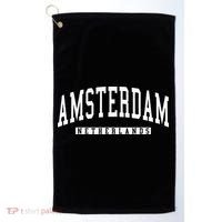Netherlands Amsterdam City Golf Towel thumb 0