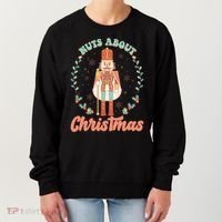 Nuts About Christmas Funny Holiday Women's Sweatshirt thumb 0