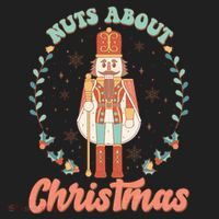 Nuts About Christmas Funny Holiday Women's Sweatshirt thumb 2