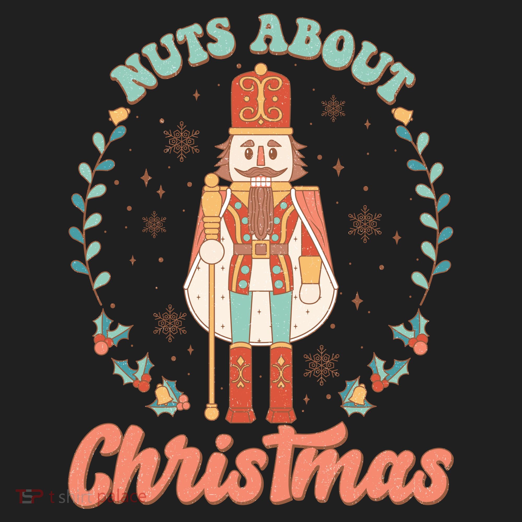 Nuts About Christmas Funny Holiday Women's Sweatshirt