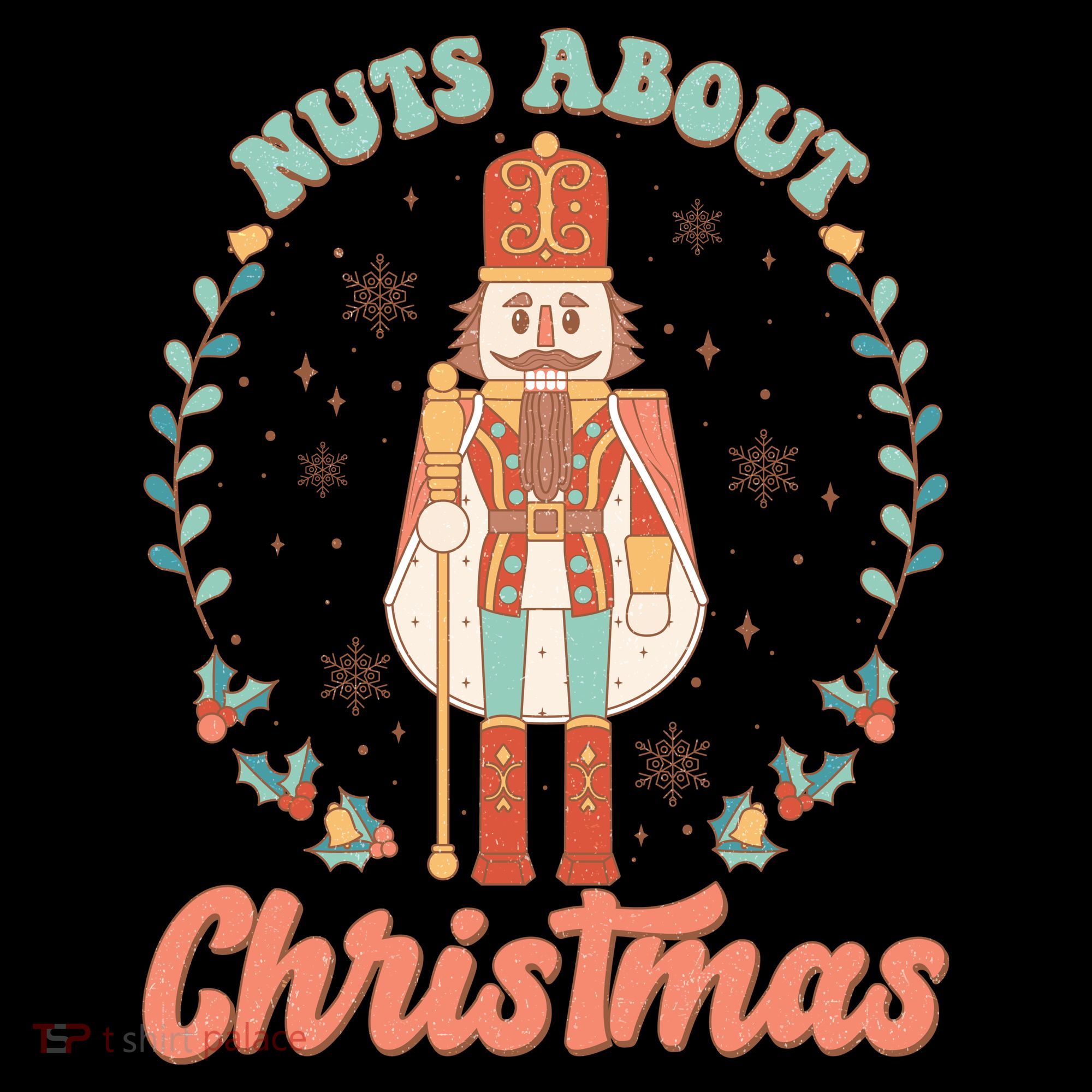 Nuts About Christmas Funny Holiday Coaster