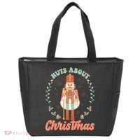 Nuts About Christmas Funny Holiday Tote Bag thumb 0