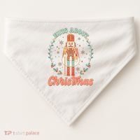 Nuts About Christmas Funny Holiday USA-Made Doggie Bandana thumb 0