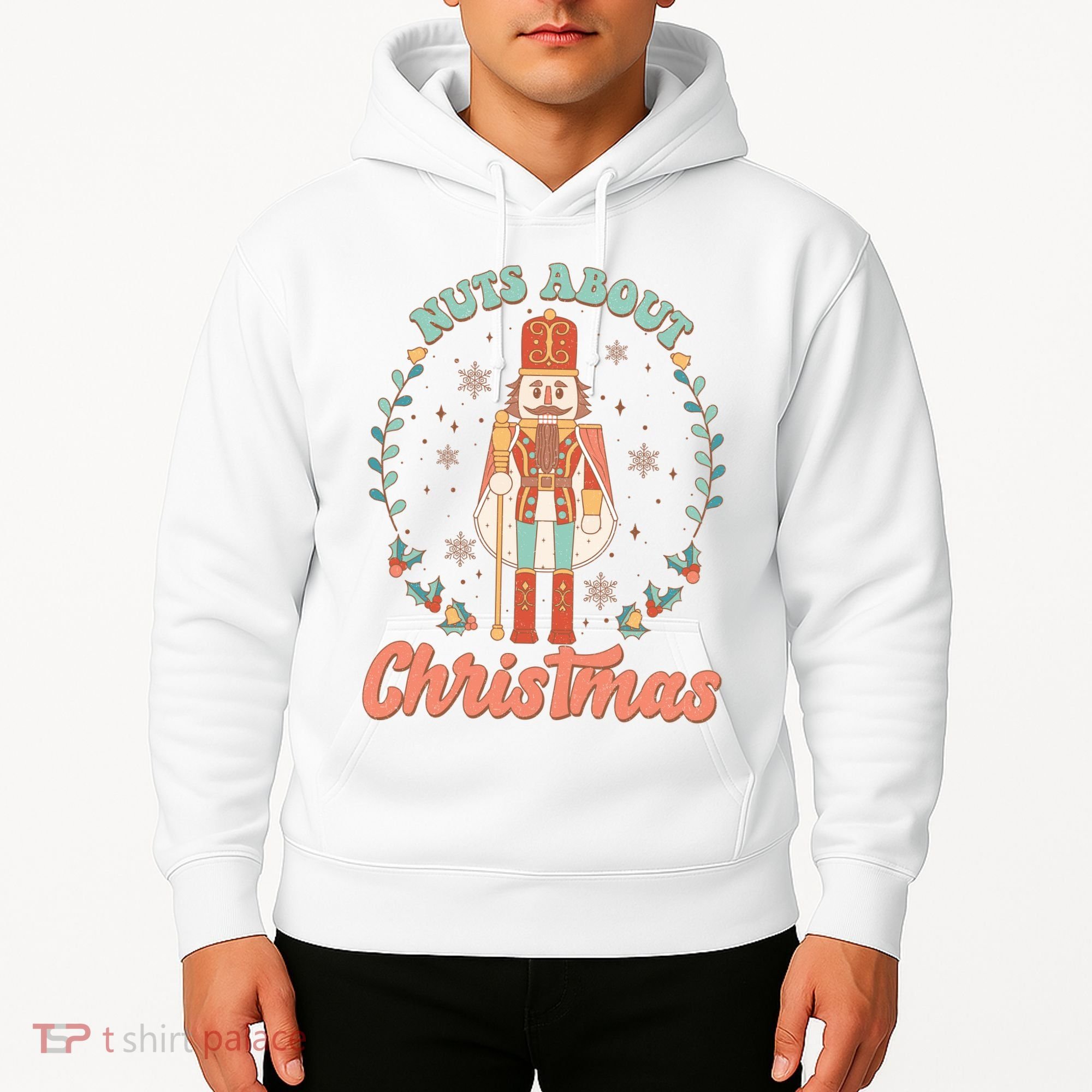 Nuts About Christmas Funny Holiday Hoodie