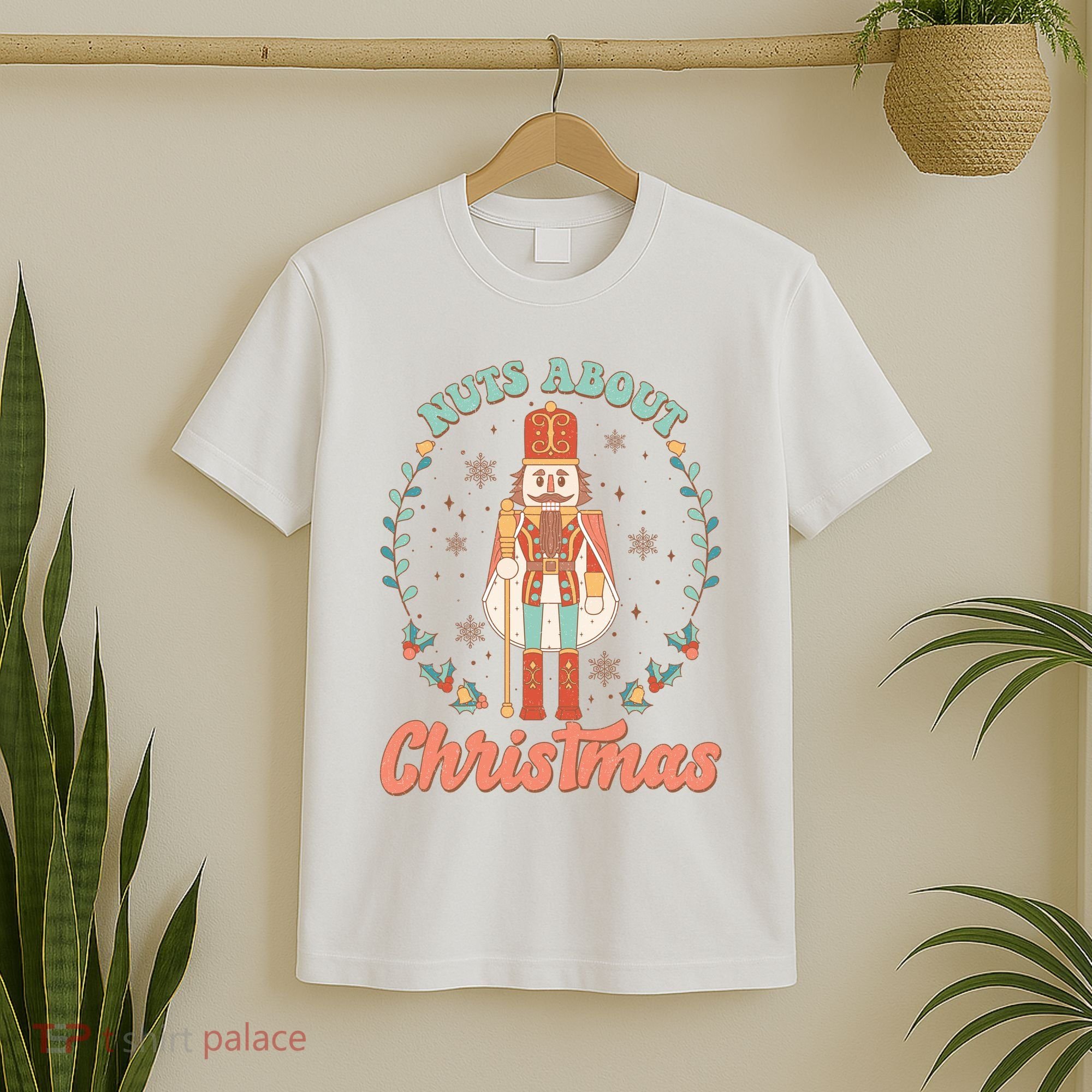 Nuts About Christmas Funny Holiday T-Shirt