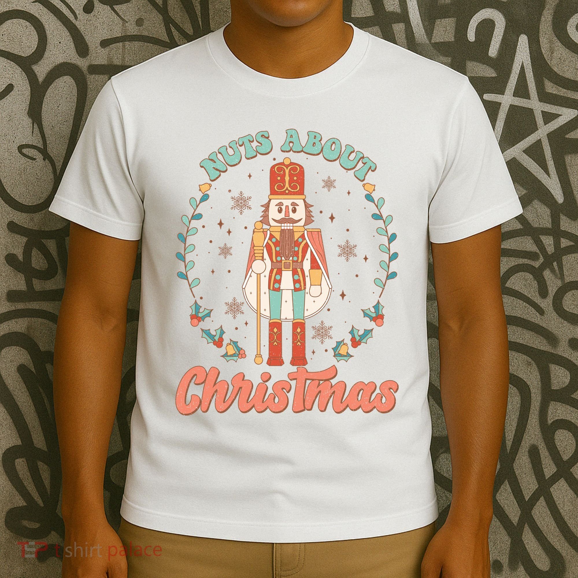 Nuts About Christmas Funny Holiday T-Shirt