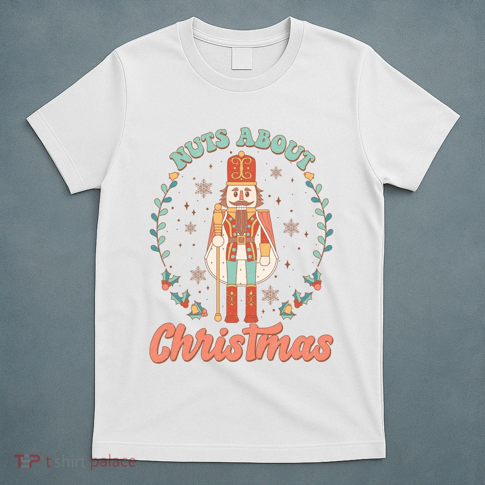 Nuts About Christmas Funny Holiday T-Shirt