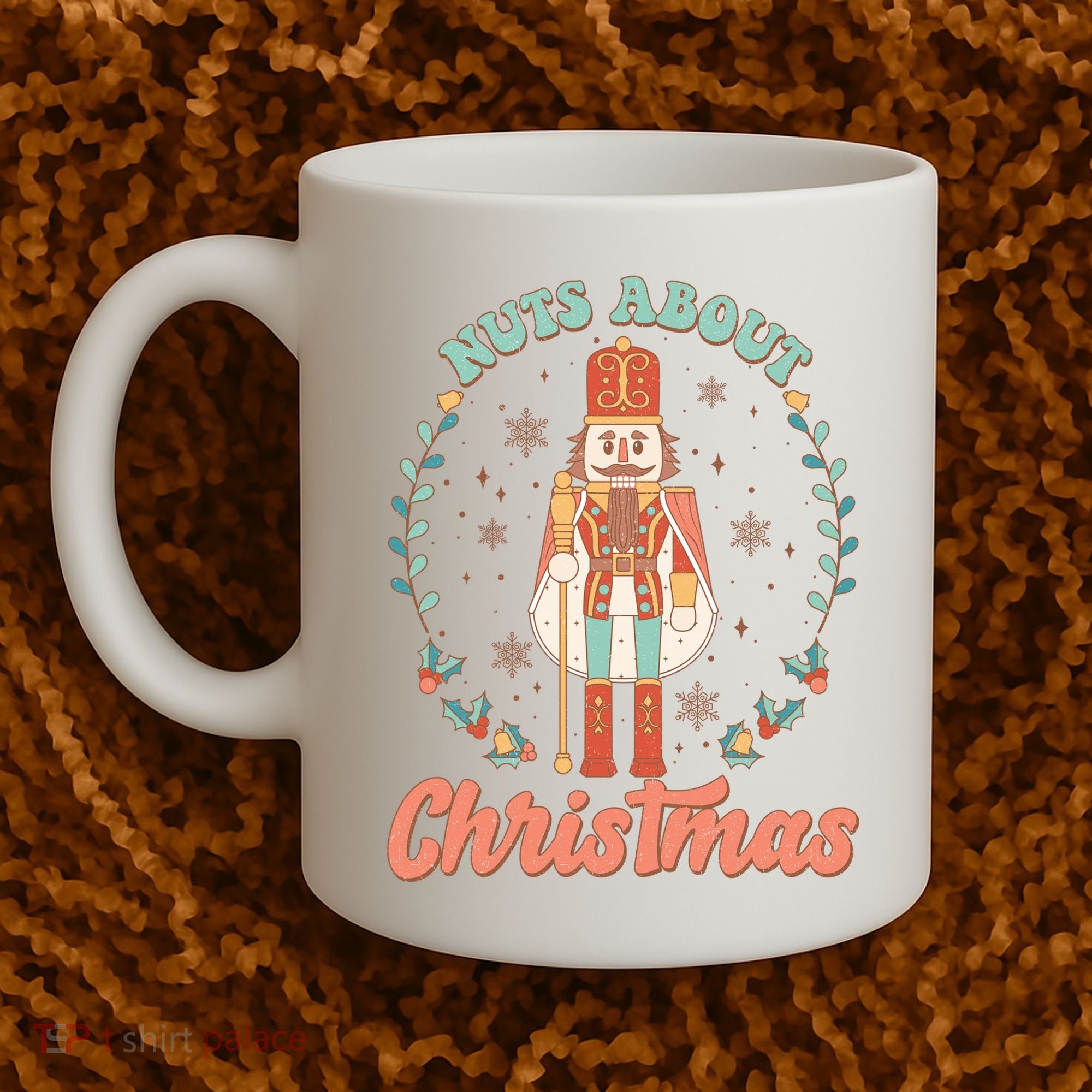 Nuts About Christmas Funny Holiday Coffee Mug