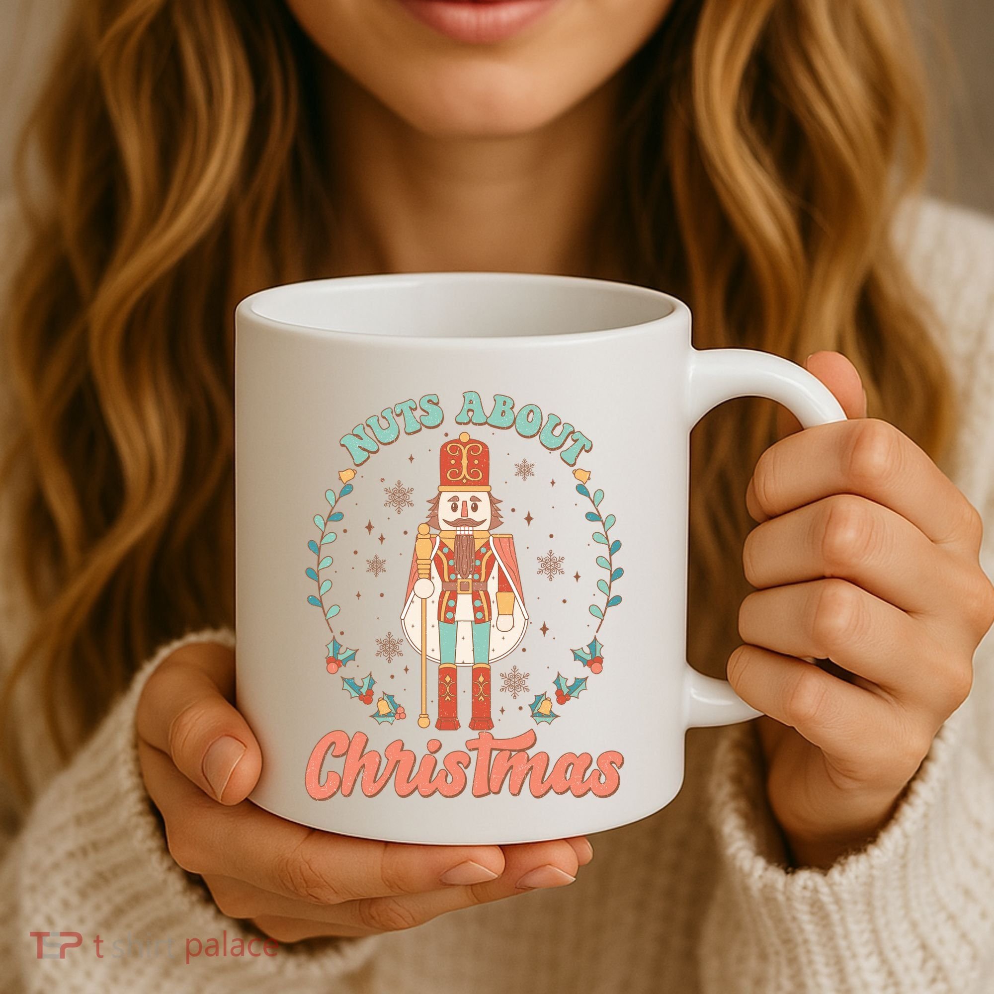 Nuts About Christmas Funny Holiday Coffee Mug