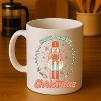 Nuts About Christmas Funny Holiday Coffee Mug thumb 4