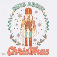 Nuts About Christmas Funny Holiday Baby Bodysuit thumb 2