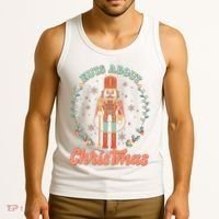 Nuts About Christmas Funny Holiday Tank Top thumb 3