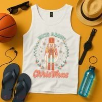 Nuts About Christmas Funny Holiday Tank Top thumb 4