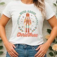 Nuts About Christmas Funny Holiday Women's T-Shirt thumb 2