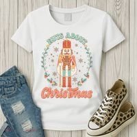 Nuts About Christmas Funny Holiday Women's T-Shirt thumb 3