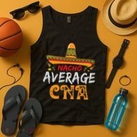 Nacho Average CNA Certified Nursing Assistant Cinco De Mayo Tank Top thumb 4