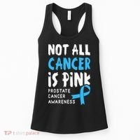 Not All Cancer Is Pink Prostate Cancer Awareness Support Women's Tank Top thumb 0